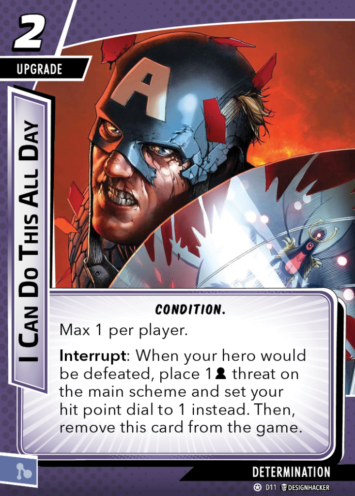 2. Captain America - I can do this all day