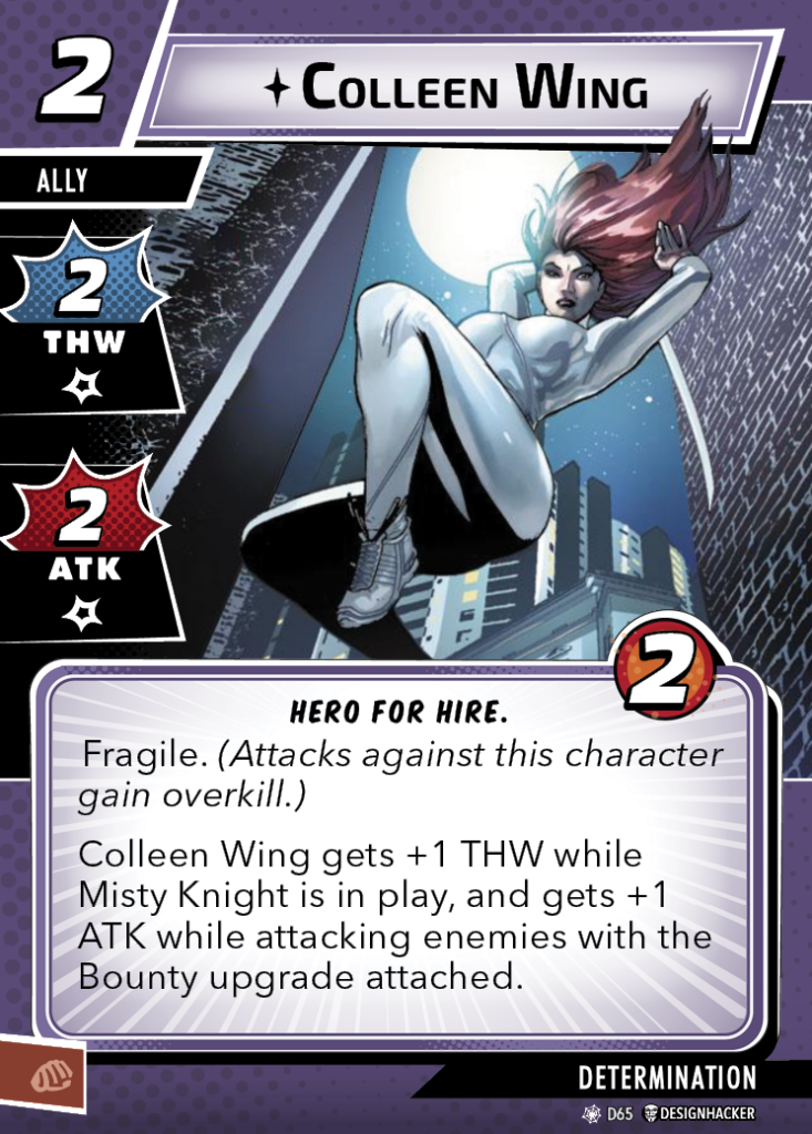 Determination Sinister Motives Wave - Colleen Wing Ally