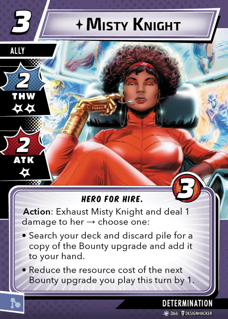 Determination Sinister Motives Wave - Misty Knight Ally