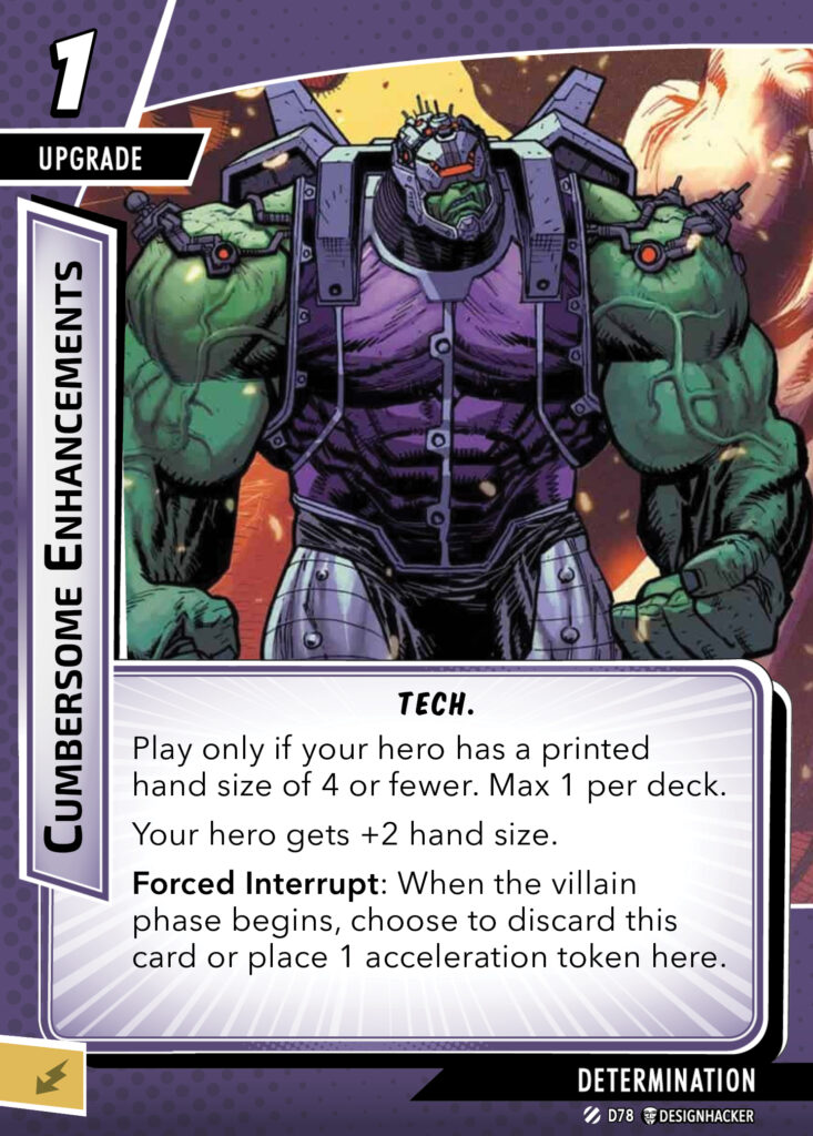 Determination Sinister Motives Wave - Cumbersome Enhancements - Upgrade