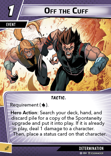 Determination Mutant Genesis Wave - Off the Cuff - Event